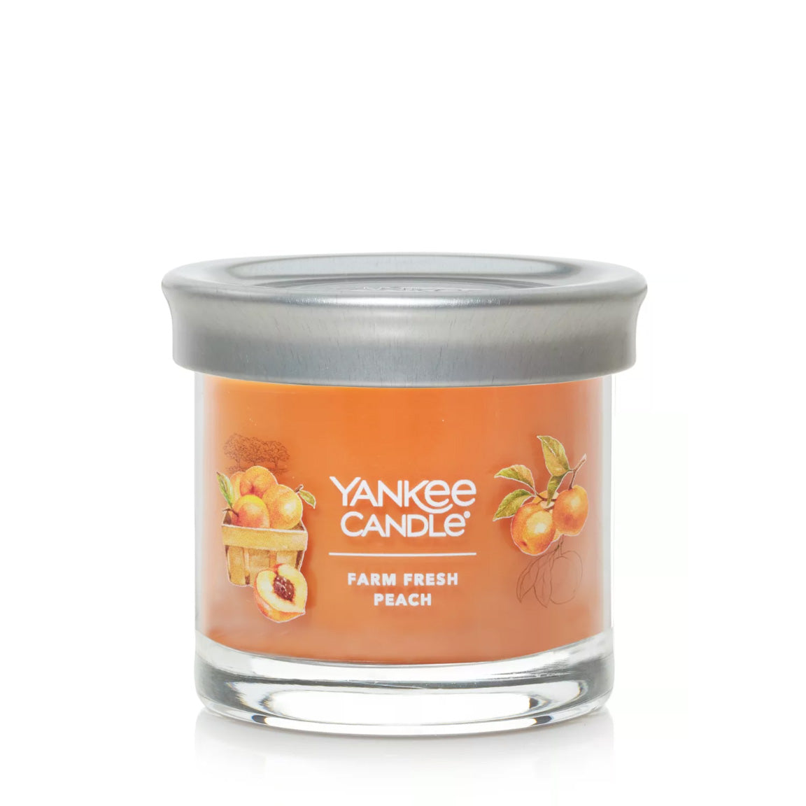 Yankee Candle Signature Small Tumbler Candle, 1- Wick (4.3oz) - Farm Fresh Peach
