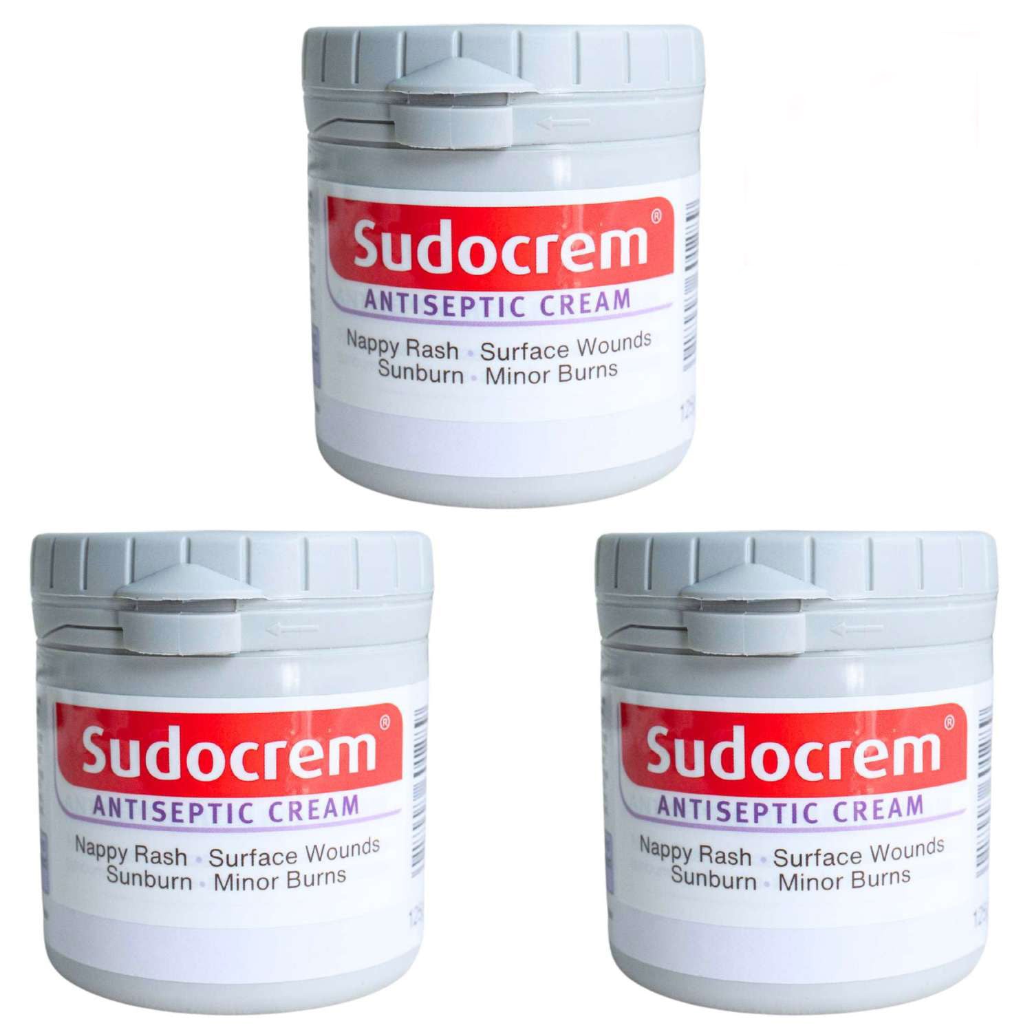 [3-pack] Sudocrem Antiseptic Cream, 125g - Exp 06/27