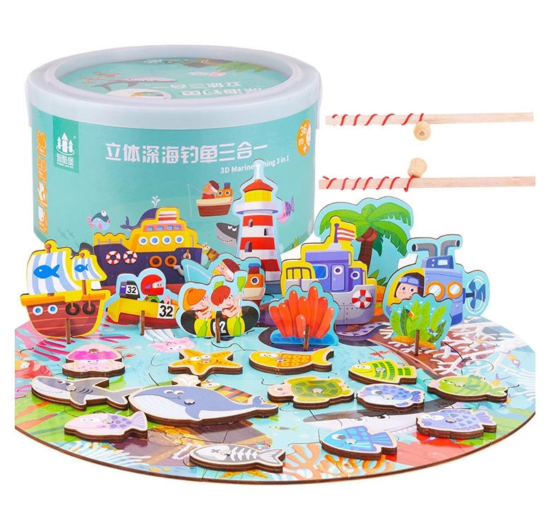 Magnetic Fishing Puzzle Game - Pupsik Singapore