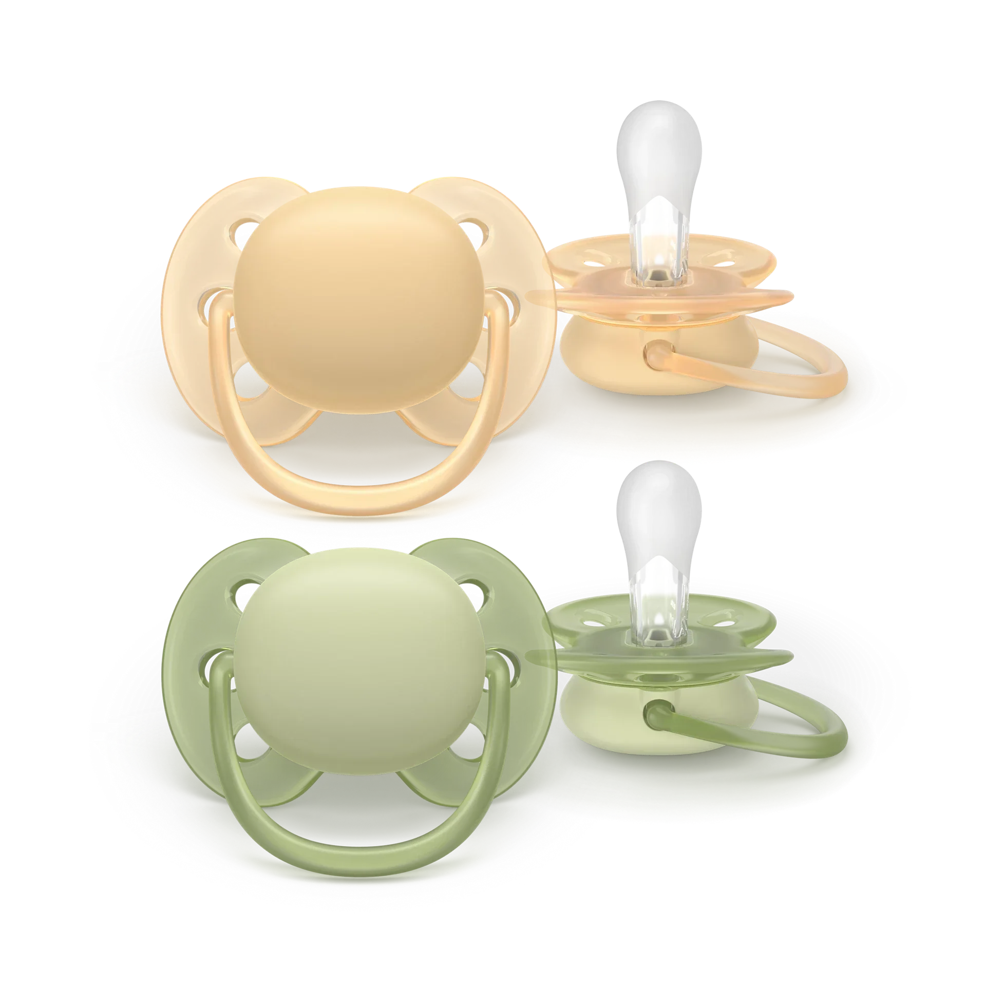 Philips Avent Ultra Soft Pacifiers, 2pk - 3 Sizes (11 Designs) - Pupsik Singapore