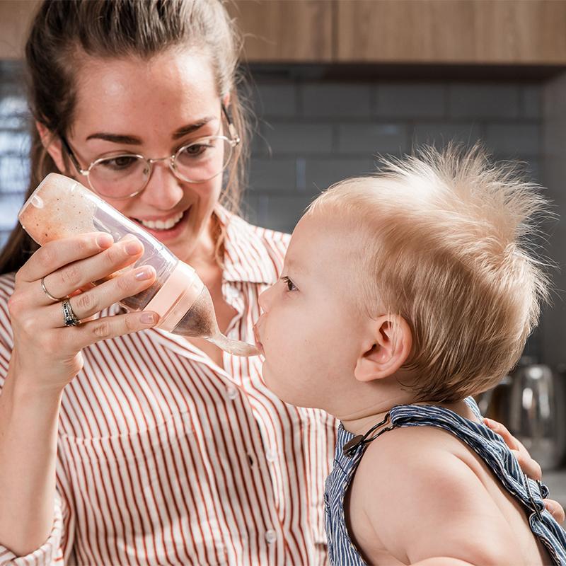 Haakaa Silicone Baby Food Dispensing Spoon, 120ml (2 Colors) - Pupsik Singapore