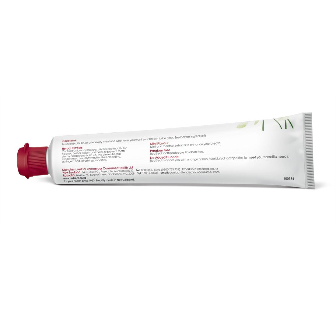 Red Seal Herbal Natural Toothpaste, 110g (Exp 06/27)