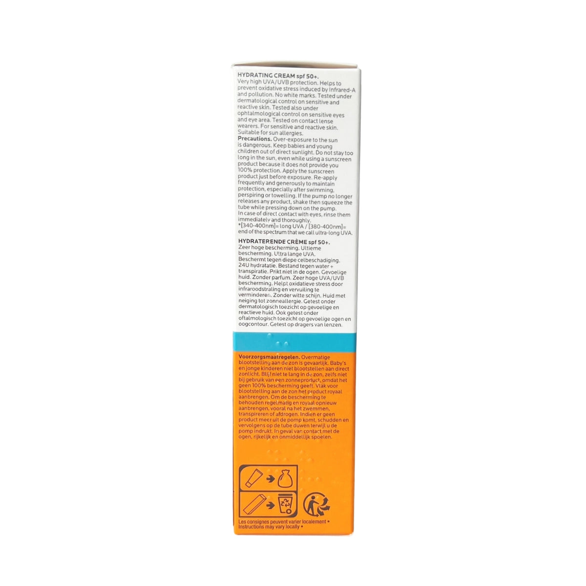 La Roche-Posay Anthelios UVMune 400 Hydrating Cream Fragrance-Free Sunscreen SPF50+ (50ml) - Made in France - Exp 02/26
