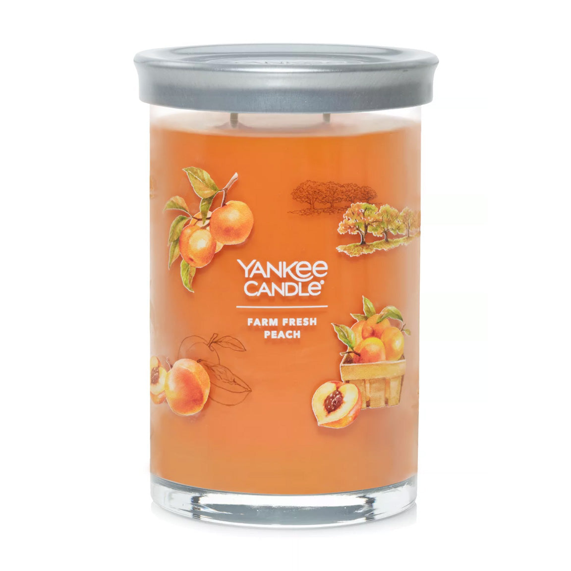 Yankee Candle Signature Large Tumbler Candle, 2-wicks (20oz) - Farm Fresh Peach