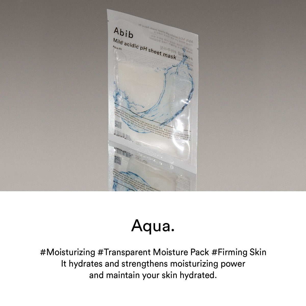 Abib Mild Acidic pH Sheet Mask Aqua Fit, Box of 10 (Exp 10/27)