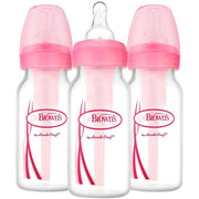 Dr. Brown's Options+ Narrow Pink Bottles, 120ml (3 pack)