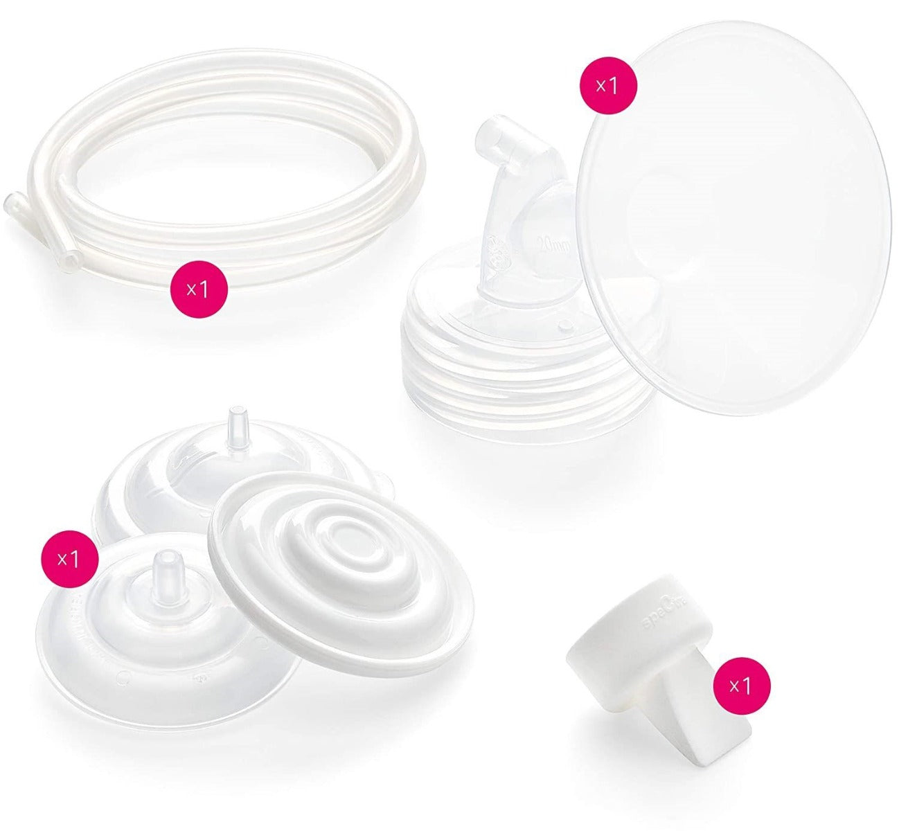 Spectra Wide Breast Flange Sets – 2 Sizes (US Version)