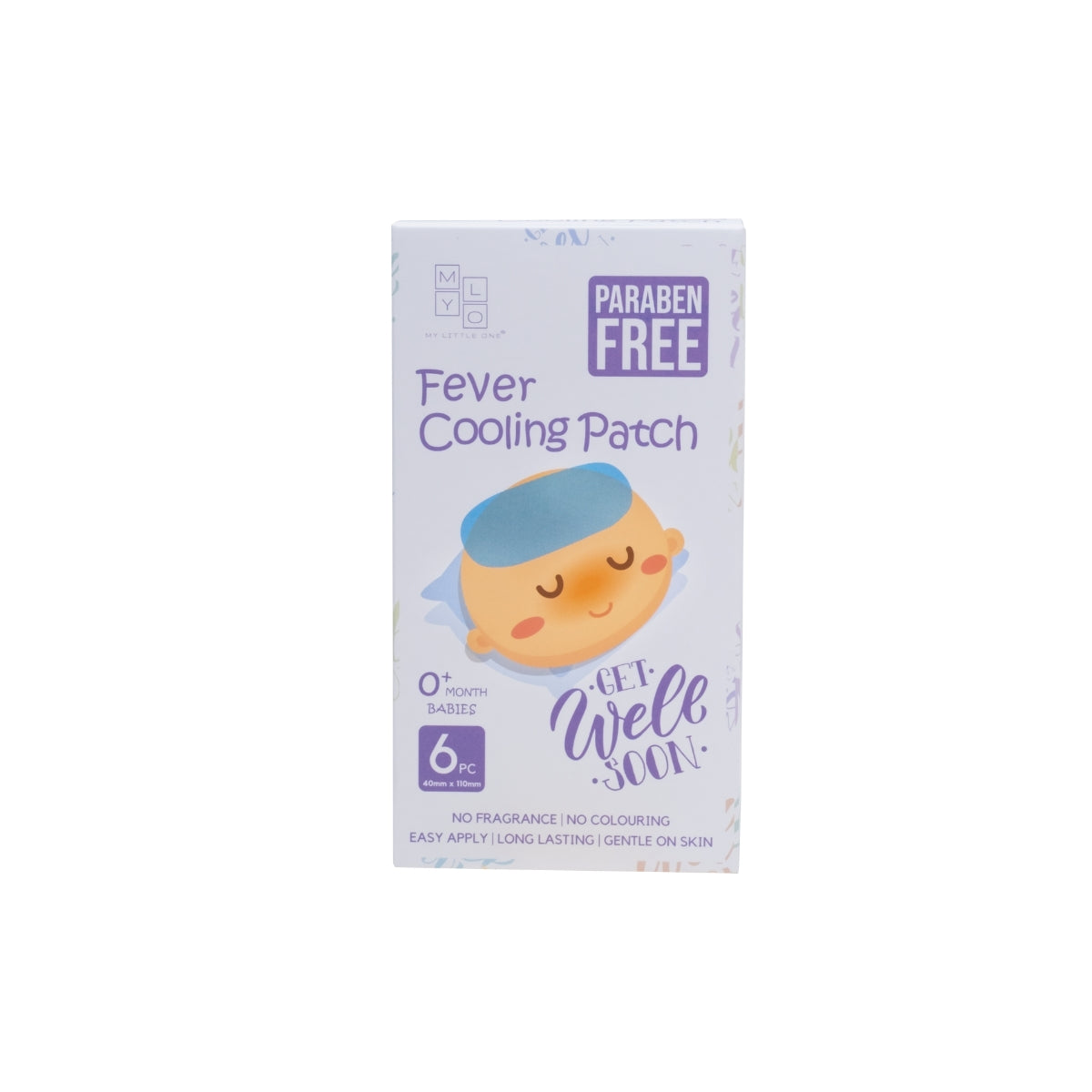 MyLO Get Well Soon Fever Cooling Patch, 6pk (0 to 36M) - Exp 06/27