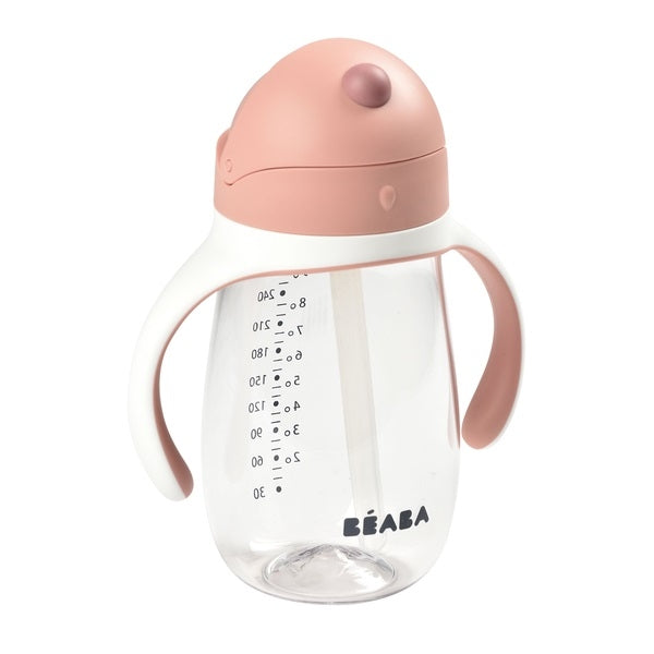 Beaba Tritan Straw Cup (300ml) - 4 Colours - Pupsik Singapore