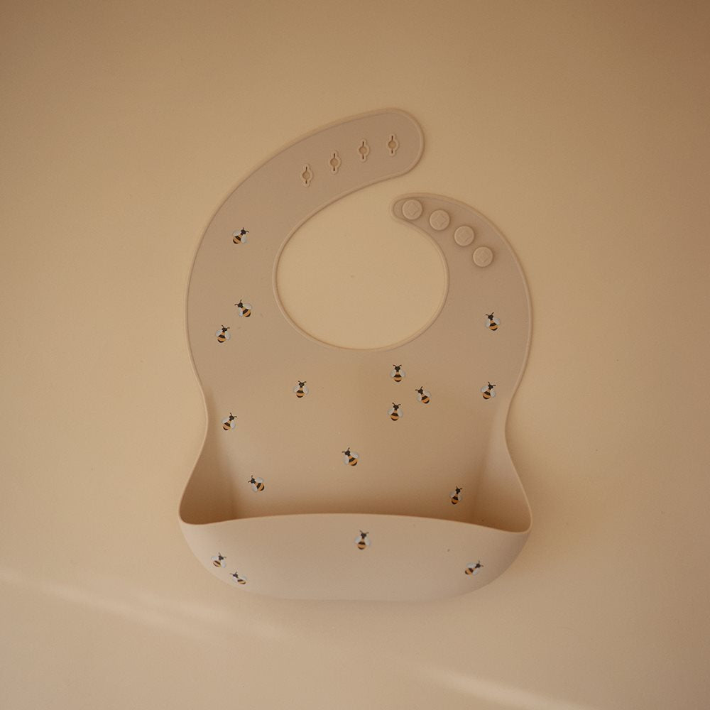 Mushie Silicone Baby Bib (40 designs) - Pupsik Singapore
