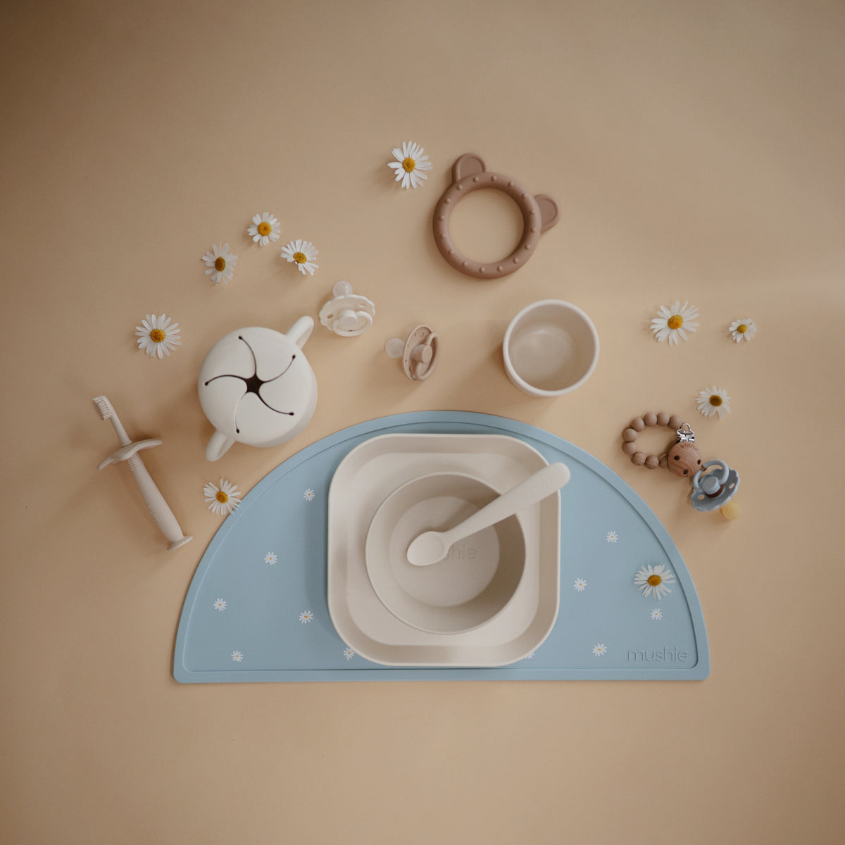Mushie Silicone Snack Cup (14 Colours) - Pupsik Singapore