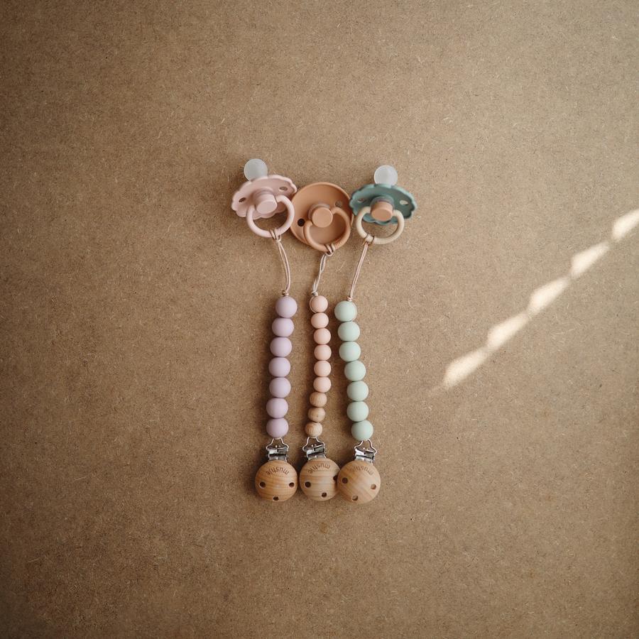 Mushie Pacifier Clip, Halo (2 Colors)