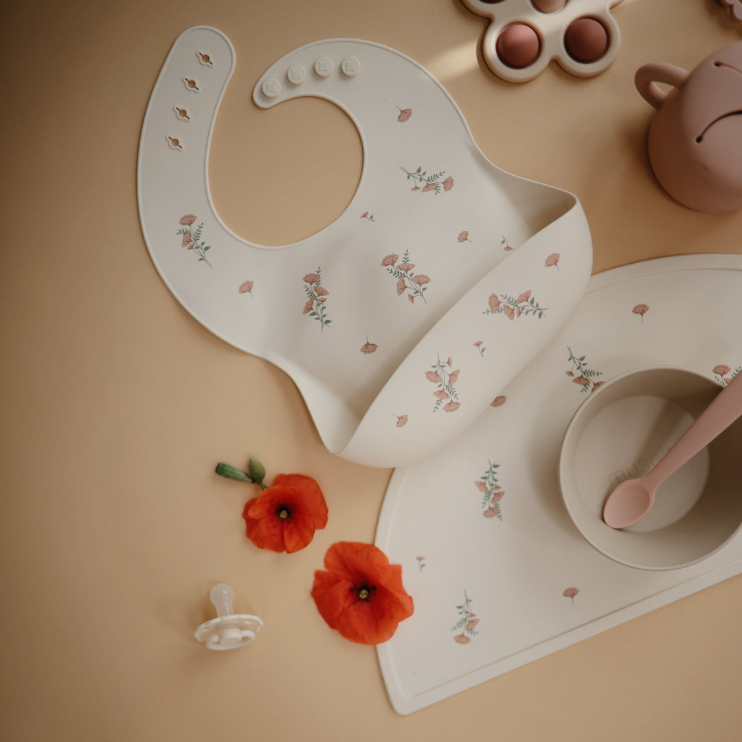 Mushie Silicone Baby Bib (40 designs) - Pupsik Singapore