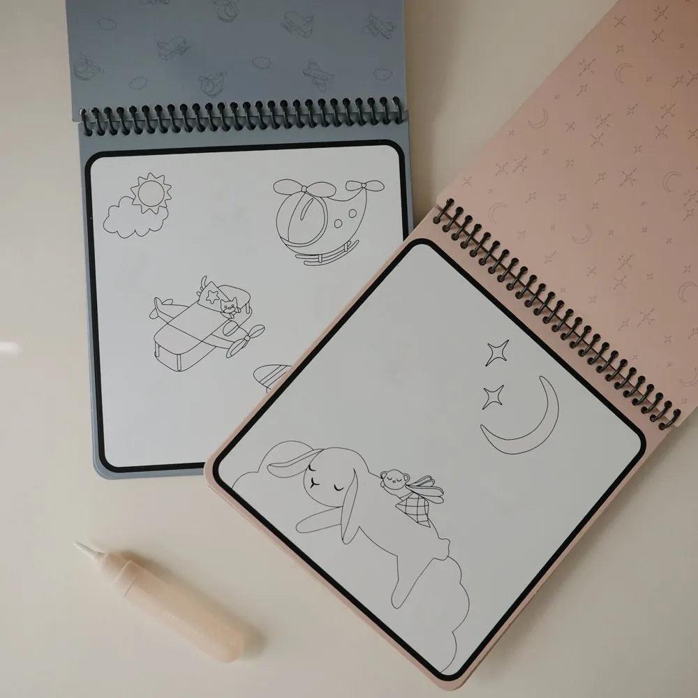 Mushie Reusable Water Color Pad (2 Designs) - Pupsik Singapore