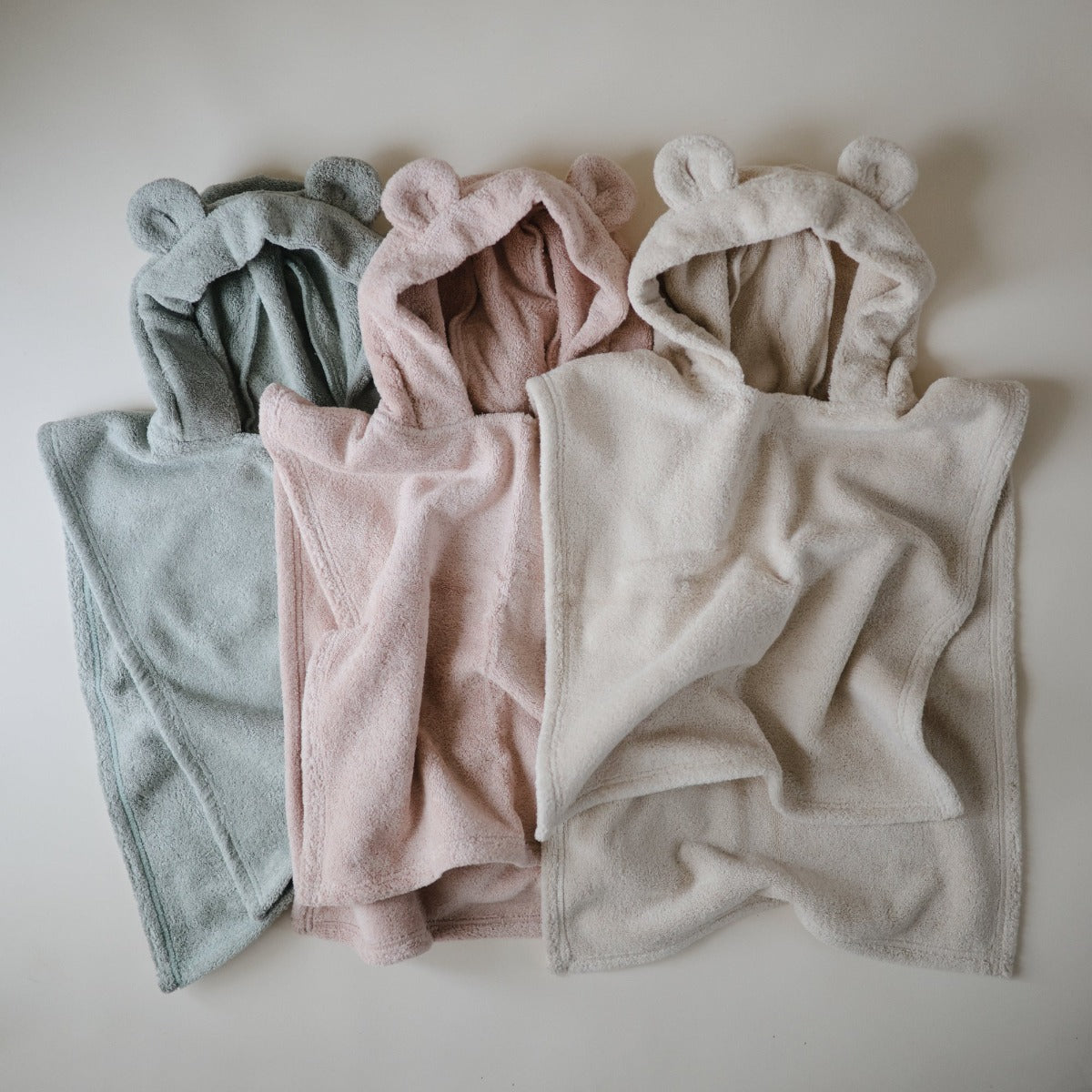 Mushie Poncho Bear Towel (3 Colors)