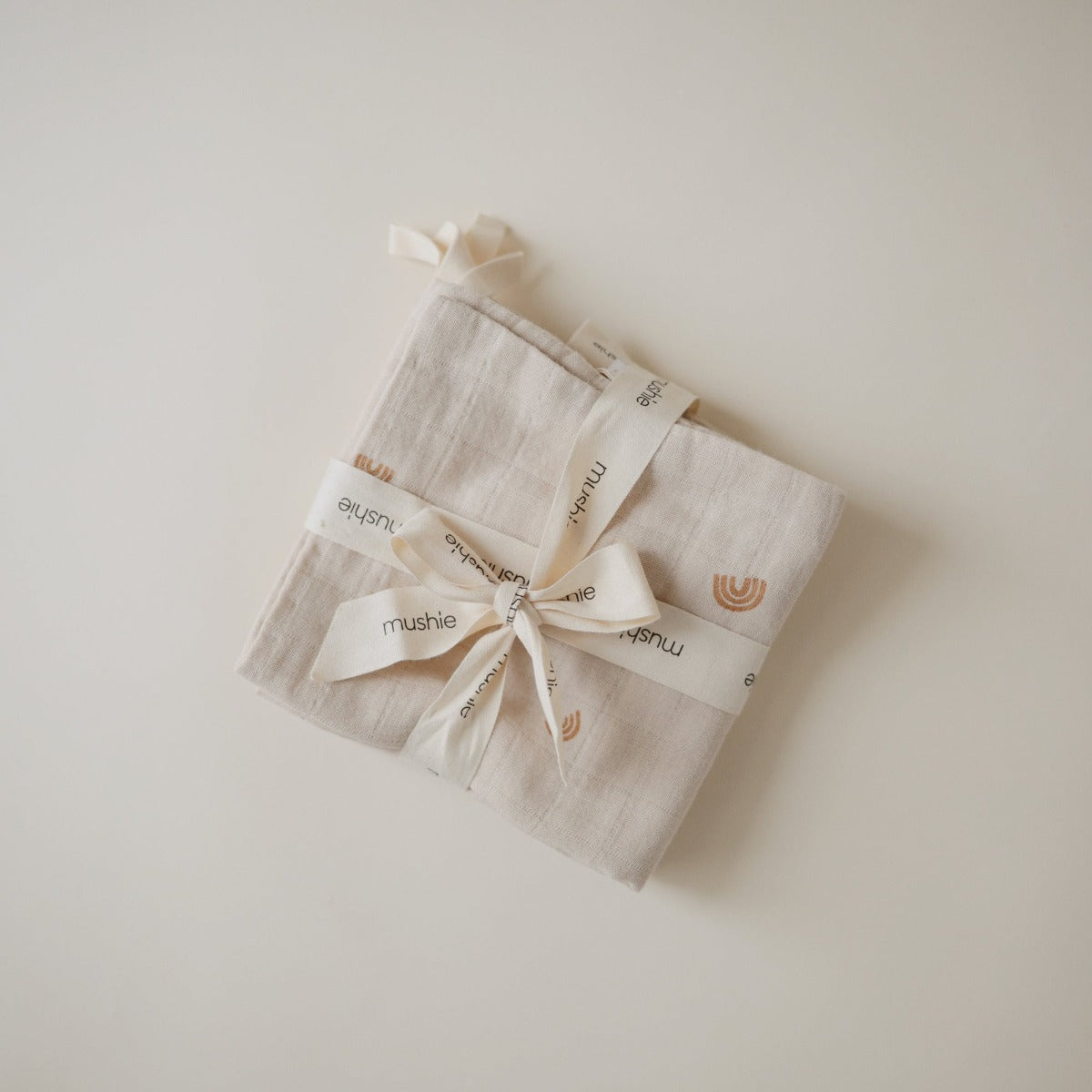 Mushie Cotton Washcloth, 5pk (2 Designs) - Pupsik Singapore