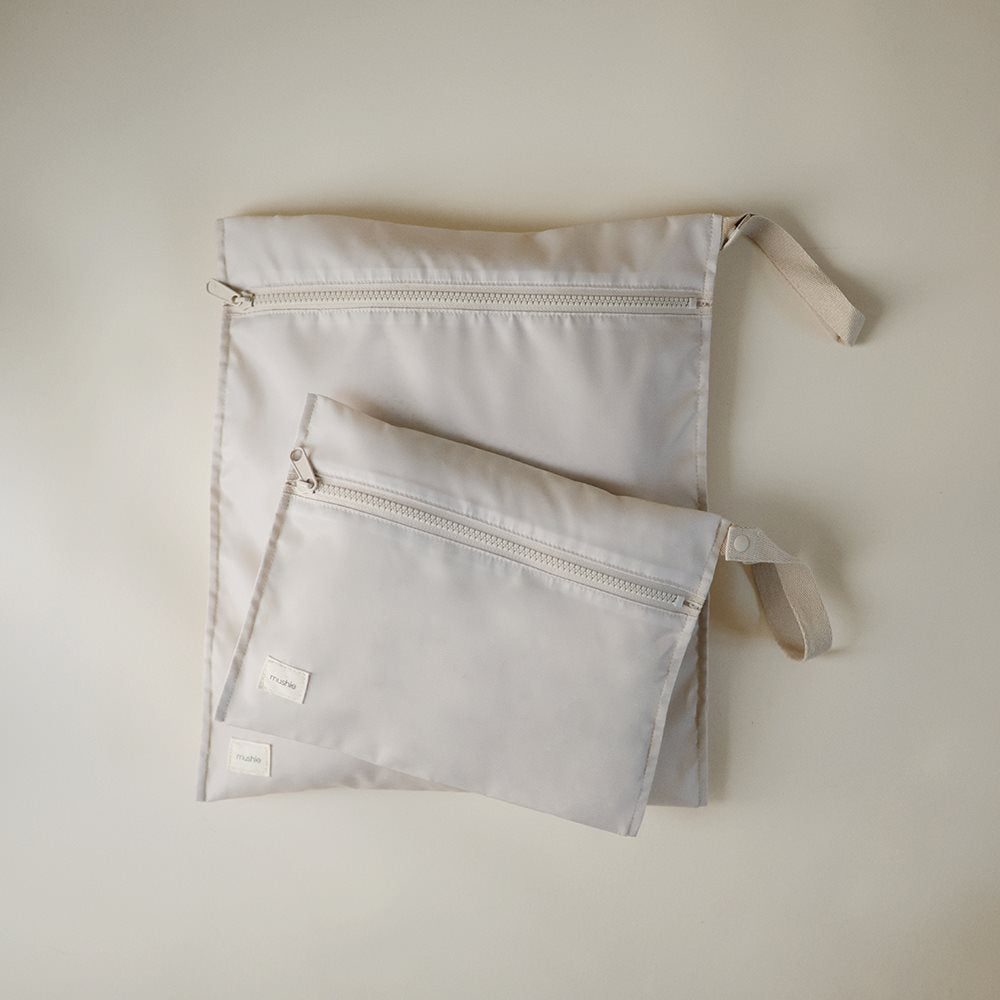 Mushie Water Resistant Wet Bag, 2pcs (5 Colors) - Pupsik Singapore