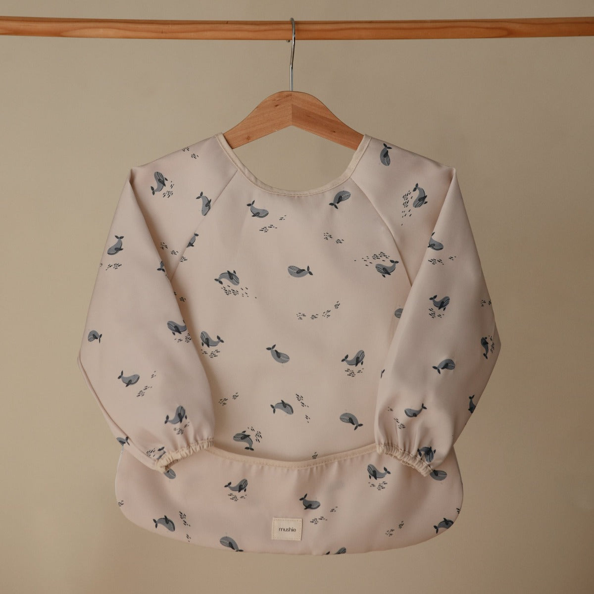 Mushie Long Sleeve Baby Bib (8 Designs) - Pupsik Singapore
