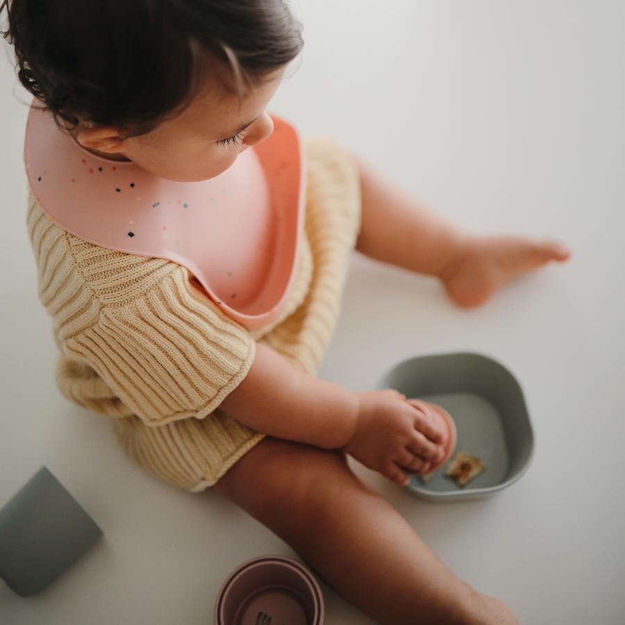 Mushie Silicone Baby Bib (40 designs) - Pupsik Singapore