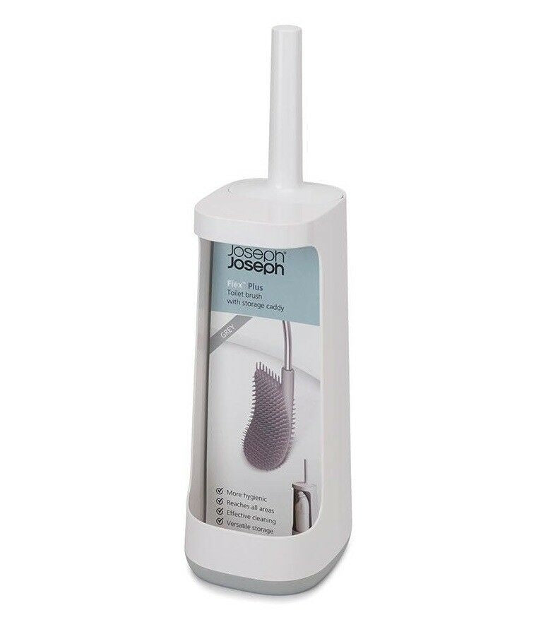 Joseph Joseph Flex Plus Toilet Brush - Grey/White