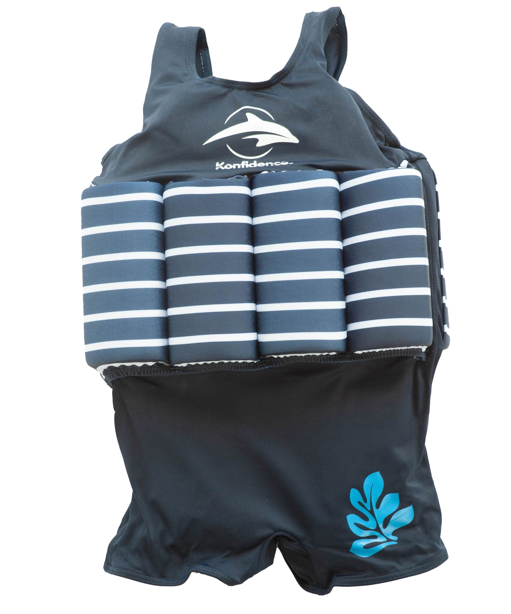 Konfidence Children's Floatsuit - Blue Stripe (2 Sizes)