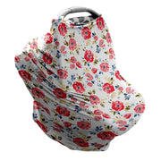 Bebe Au Lait 5 in 1 Nursing Cover w/ Reusable Nursing Pads - Floral Pop