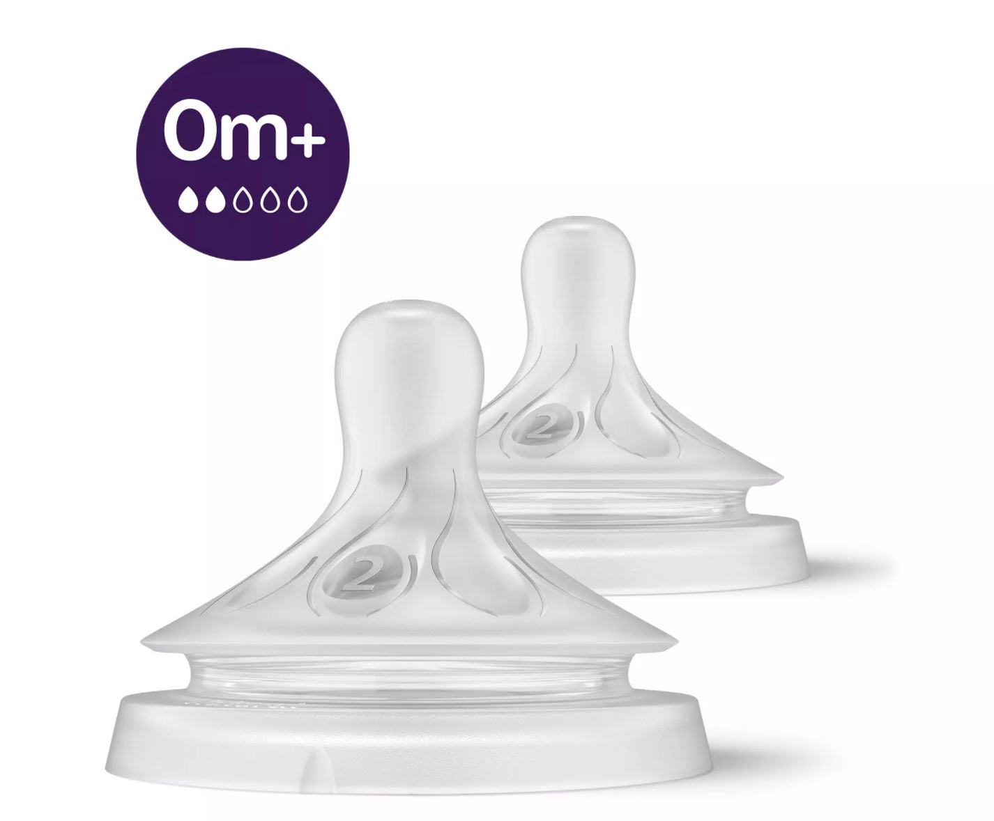 Philips Avent Silicone Natural Response Nipples, 2pk (6 Sizes) - Pupsik Singapore