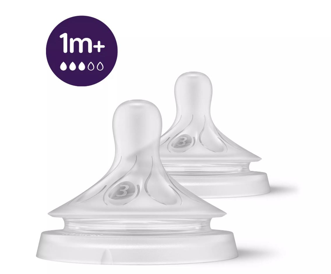 Philips Avent Silicone Natural Response Nipples, 2pk (6 Sizes) - Pupsik Singapore
