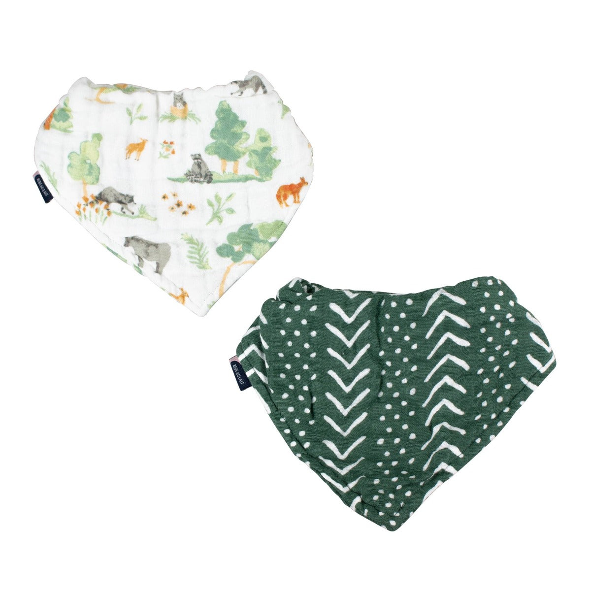 Bebe Au Lait Classic Muslin Bandana Bib, 2pk (10 Designs) - Pupsik Singapore