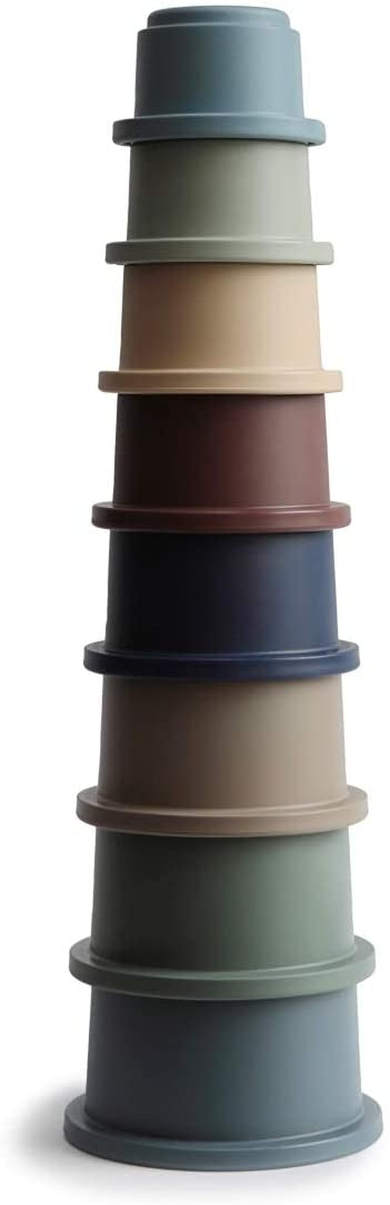 Mushie Stacking Cups Toy (4 Colors) - Pupsik Singapore