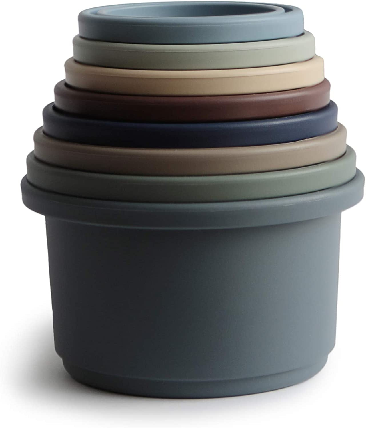 Mushie Stacking Cups Toy (4 Colors) - Pupsik Singapore