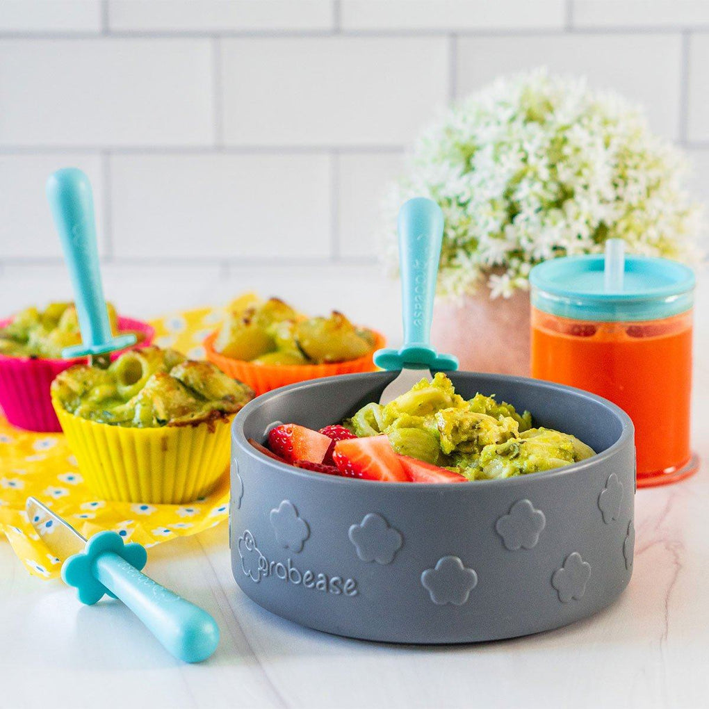 Grabease Stainless Steel Toddler Utensil Set - Fork, Knife & Spoon (3 Colors) - Pupsik Singapore