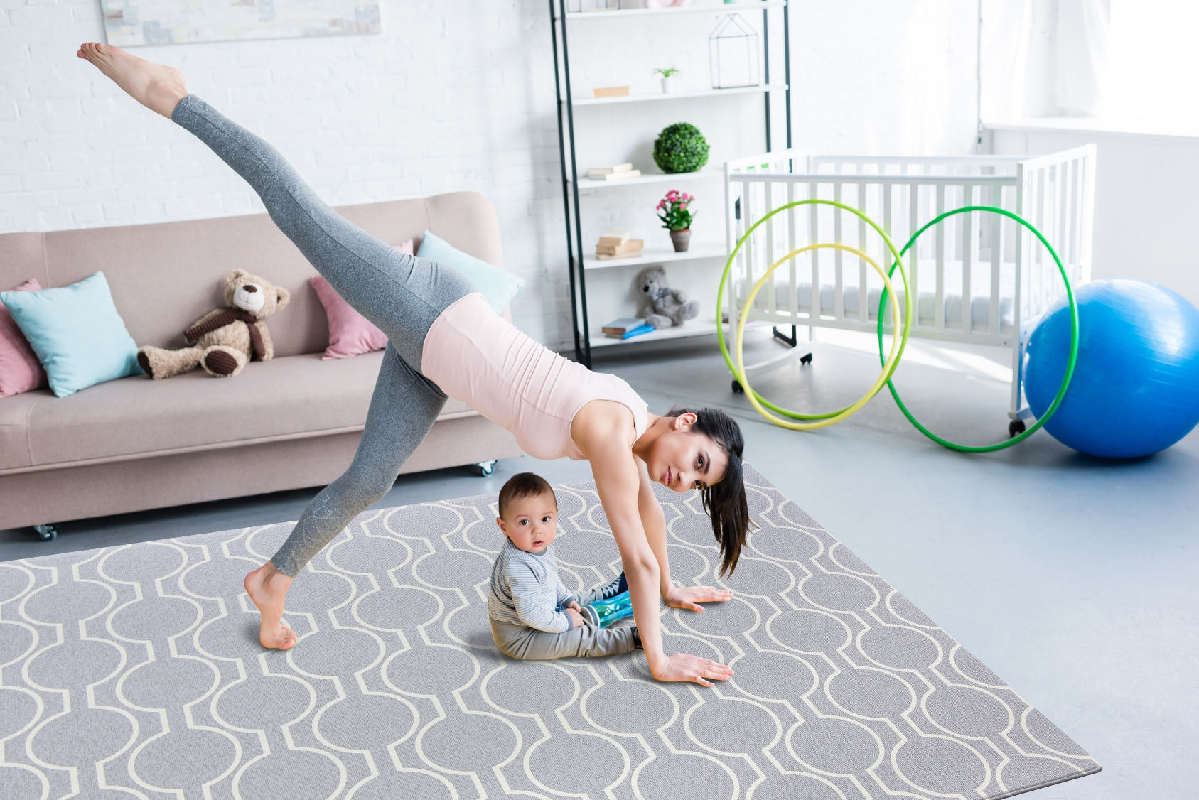 Baby Care by Dwinguler Playmat - Circle Raum (M12)