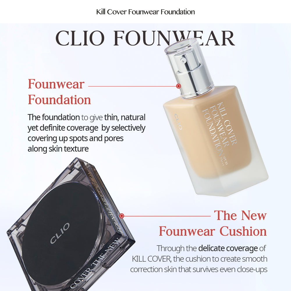 CLIO Kill Cover Founwear Foundation - SPF 30, PA+++, 38g
