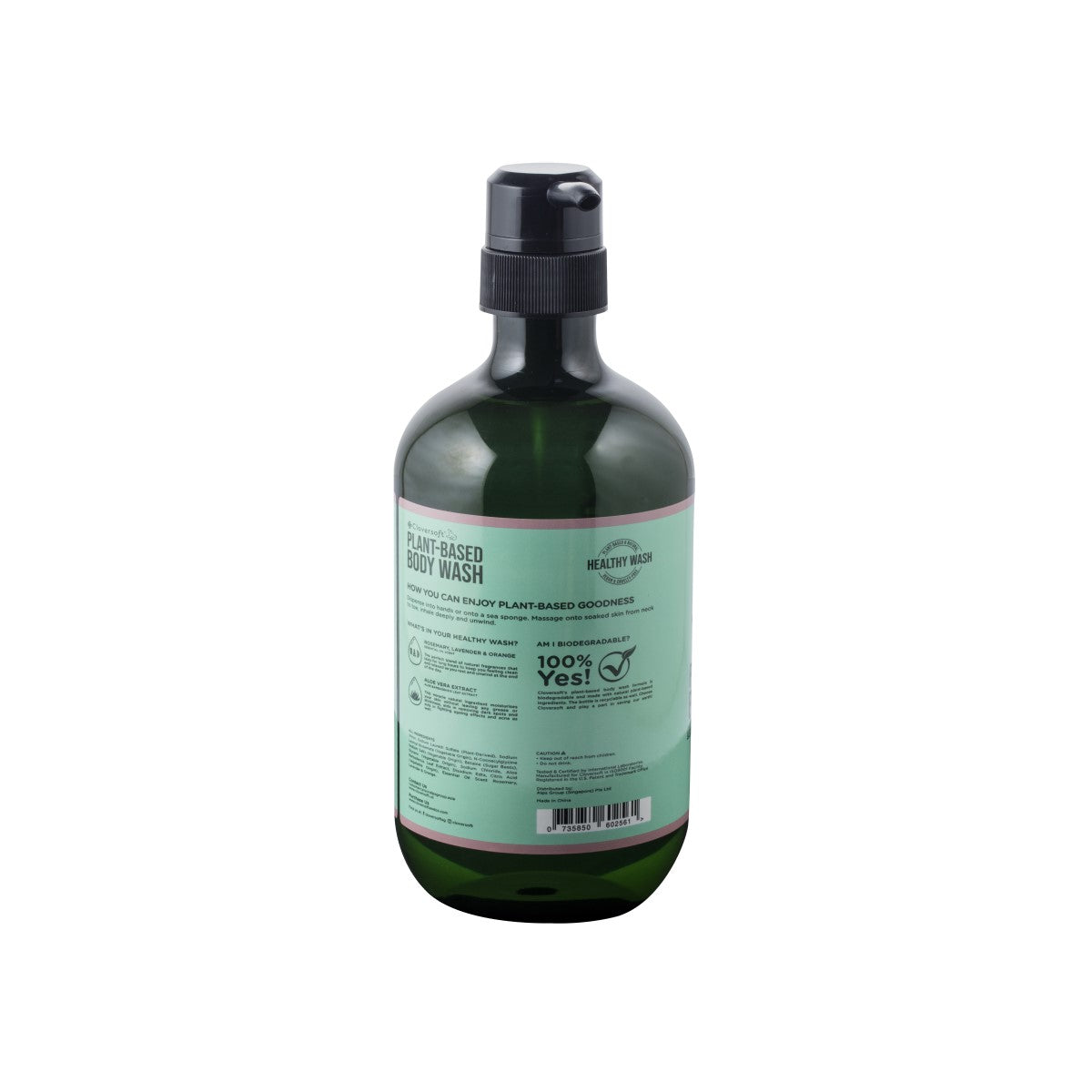 Cloversoft Plant-Based Body Wash, 750ml - Lavender, Rosemary & Orange (Exp 04/27)