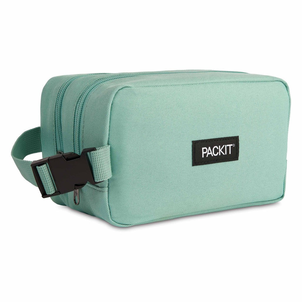 PackIt Freezable Dual Snack Bag - Sage