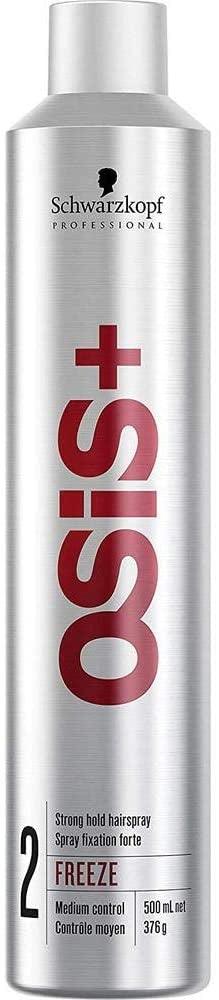 Schwarzkopf Osis+ Freeze Strong Hold Hairspray (500ml) - exp 06/27