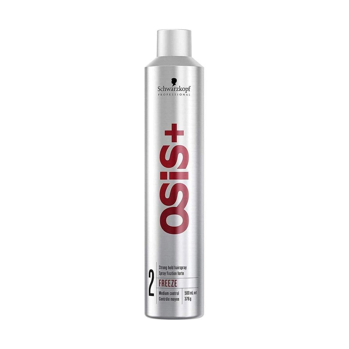 Schwarzkopf Osis+ Freeze Strong Hold Hairspray, 500ml - No Cap (Exp 01/27)