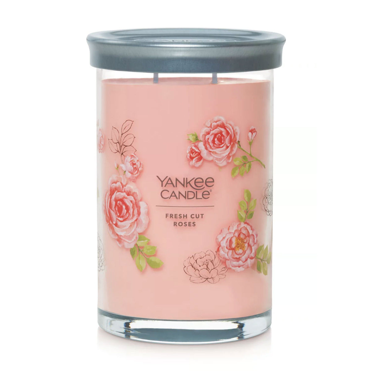 Yankee Candle Signature Large Tumbler Candle, 2-wicks (20oz) - Fresh Cut Roses