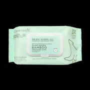 Cloversoft 100% Antibacterial Unbleached Bamboo Organic Wipes (100 Sheets) - Exp 10/27