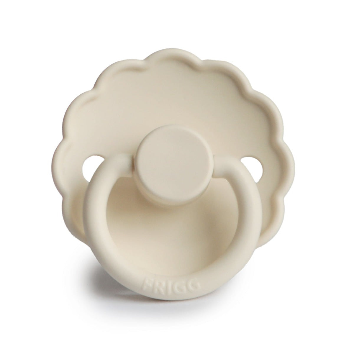 FRIGG Daisy Latex Baby Pacifiers, 1pk – Cream (2 Sizes)