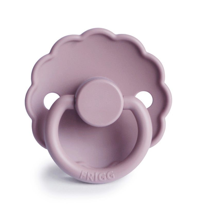 FRIGG Daisy Latex Baby Pacifiers, 1pk – Heather (2 Sizes)
