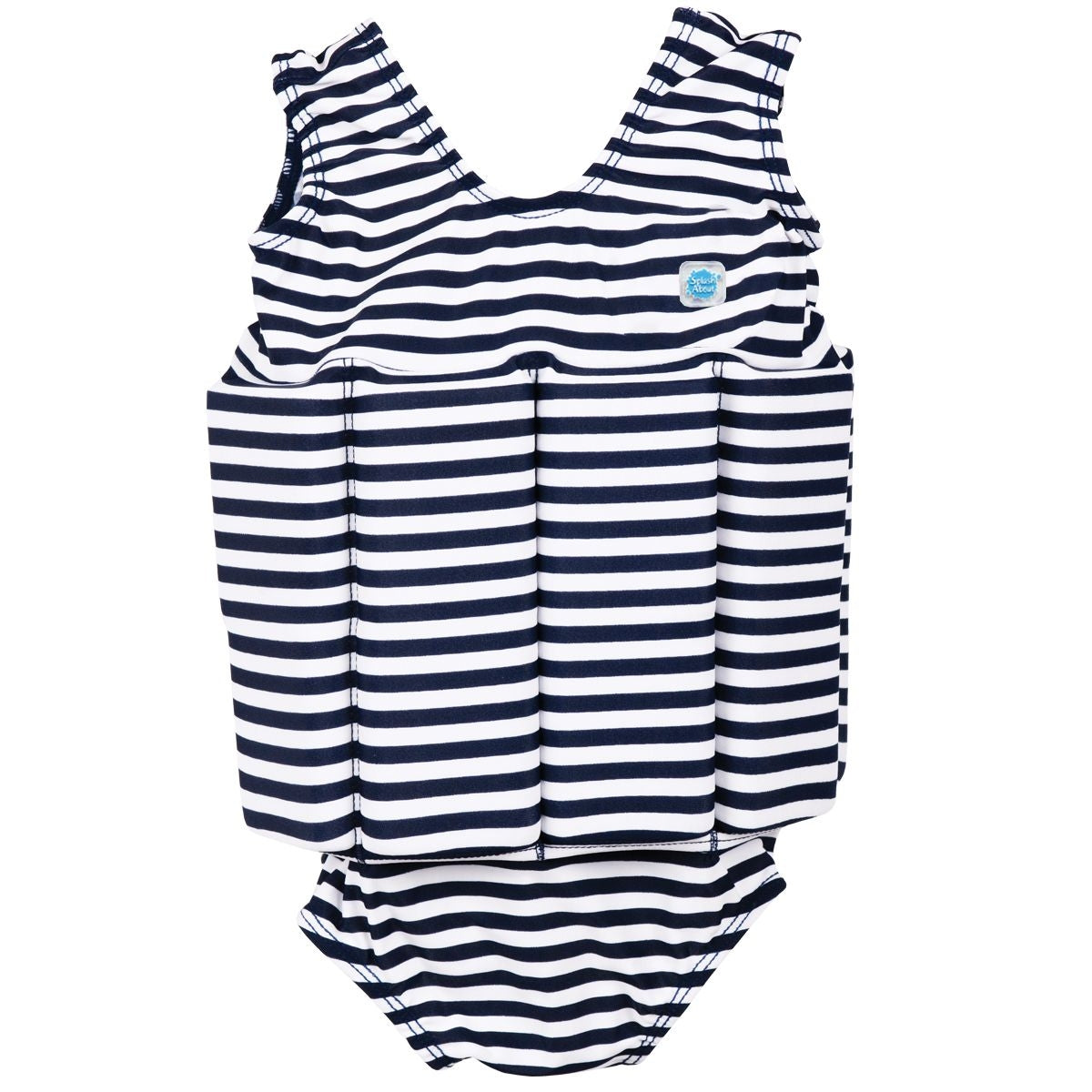 Splash About Zip Floatsuit - Navy White Stripes (2 Sizes)
