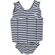 Splash About Zip Floatsuit - Navy White Stripes (2 Sizes)