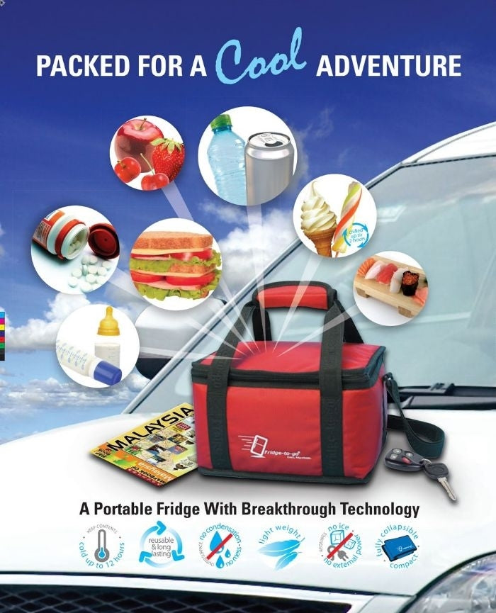 Fridge-To-Go Victoria SB Cooler Bag - Black (8 Panels)