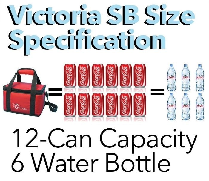 Fridge-To-Go Victoria SB Cooler Bag - Black (8 Panels)