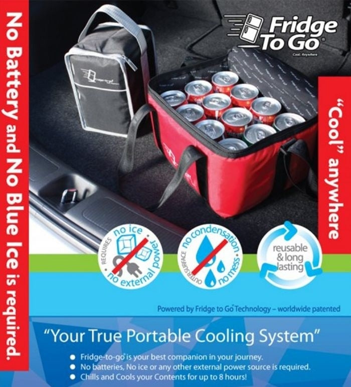 Fridge-To-Go Victoria SB Cooler Bag - Black (8 Panels)
