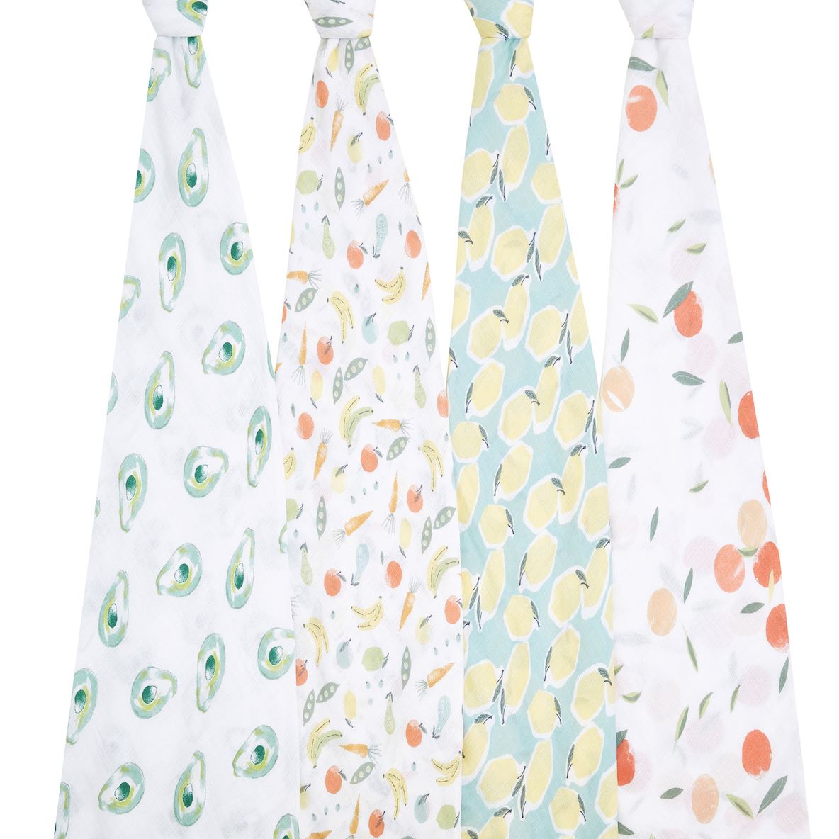 Aden Anais Essentials Muslin Cotton Swaddle (44 x 44 in), 4pk (31 Designs) - Pupsik Singapore