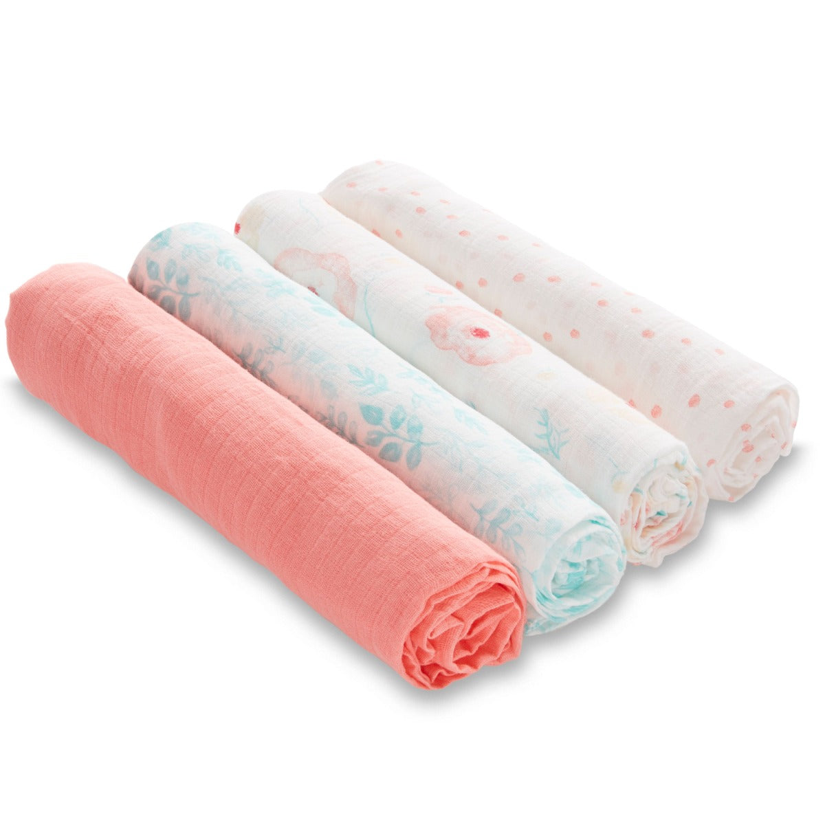 Aden Anais Essentials Muslin Cotton Swaddle (44 x 44 in), 4pk (31 Designs) - Pupsik Singapore