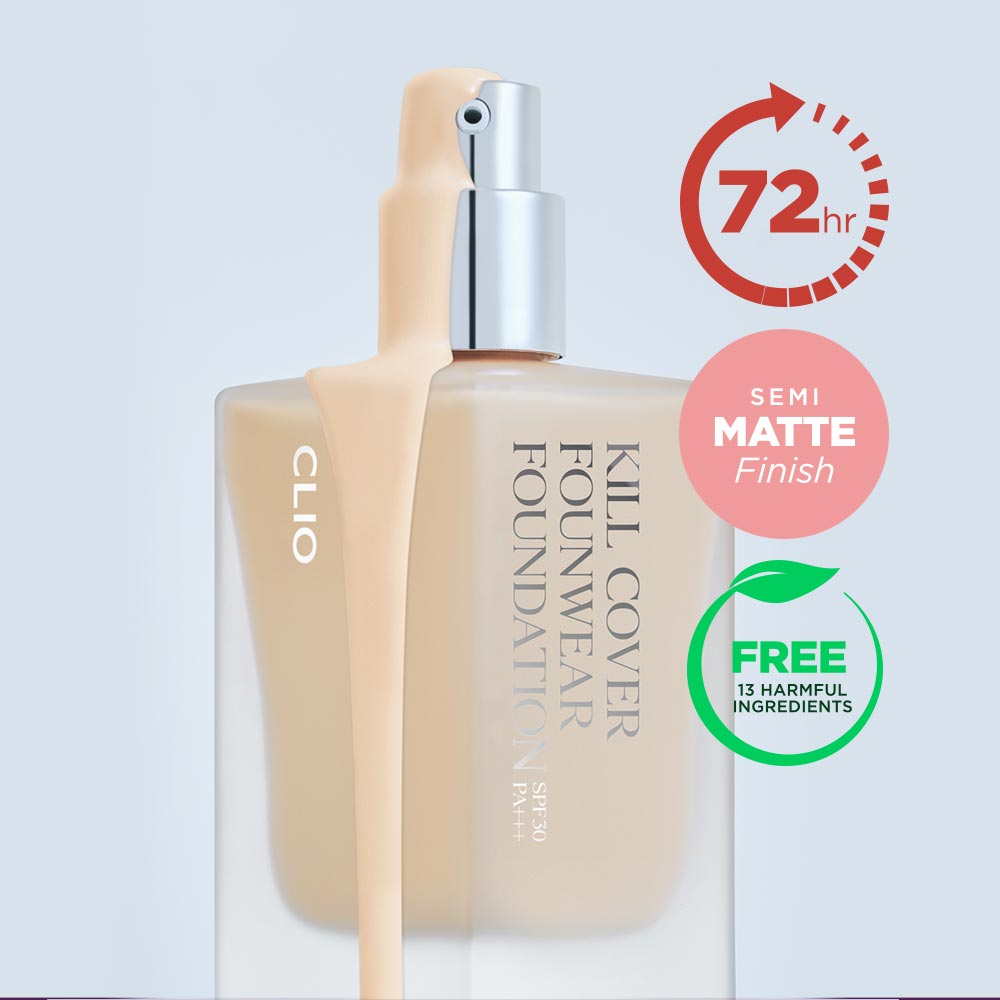 CLIO Kill Cover Founwear Foundation - SPF 30, PA+++, 38g